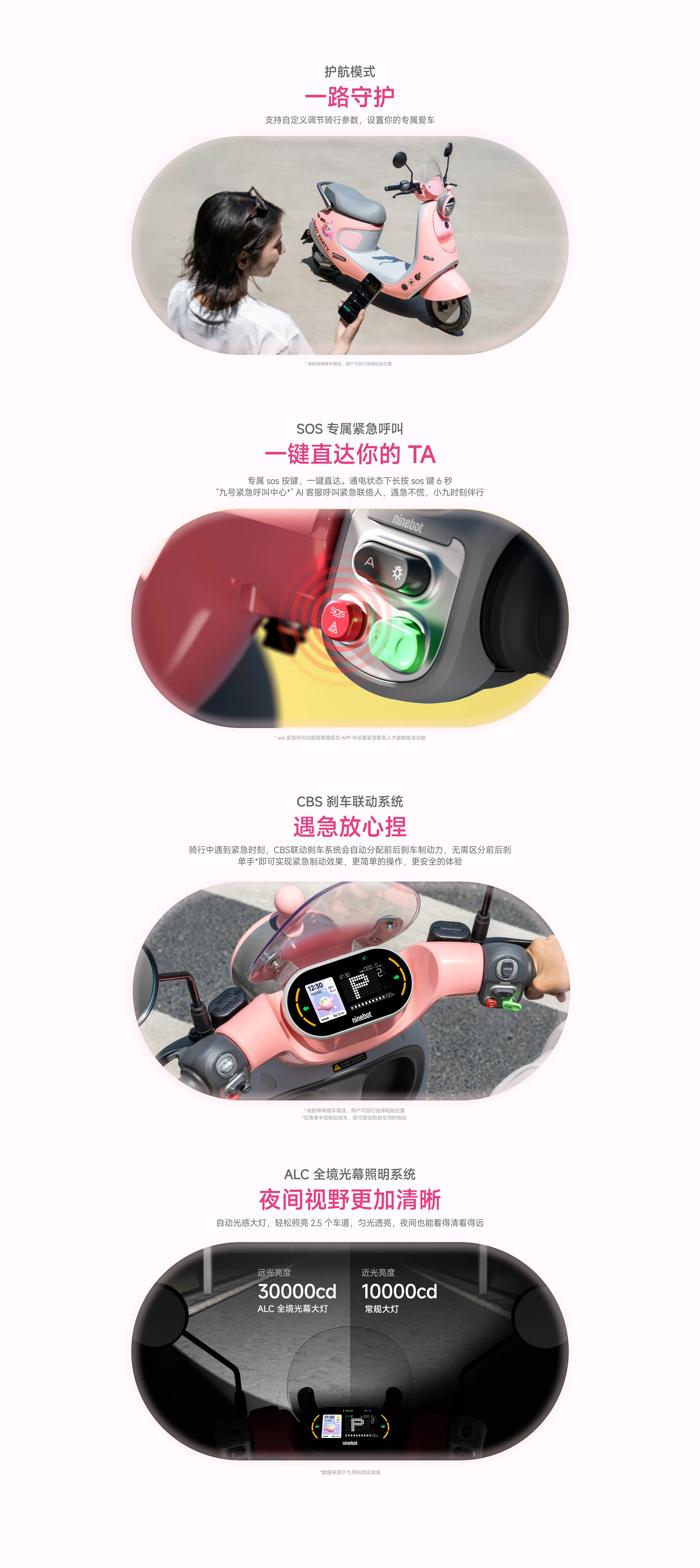 九号智能电动摩托车《蛋仔派对》联名款| 个性女王出行新选择（手办车）